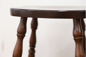 中古　飛騨産業　キツツキマーク　スツール2脚セット