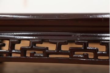アンティーク雑貨　中古　唐木の大理石の花台
