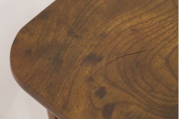 アンティーク家具　アンティーク　天板ケヤキ　高脚花台