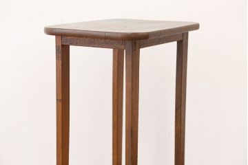 アンティーク家具　アンティーク　天板ケヤキ　高脚花台