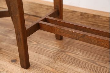 アンティーク家具　アンティーク　天板ケヤキ　高脚花台