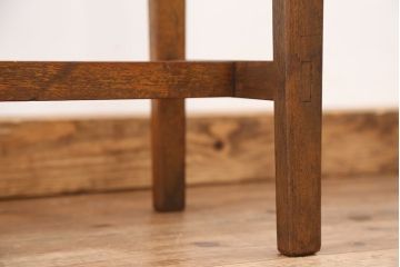 アンティーク家具　アンティーク　天板ケヤキ　高脚花台