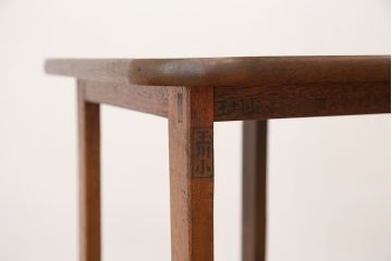 アンティーク家具　アンティーク　天板ケヤキ　高脚花台