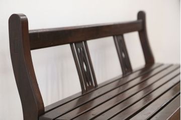 アンティーク家具　アンティーク　大正ロマン　古い洋館の上質なベンチ(長椅子)