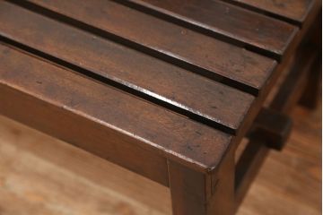 アンティーク家具　アンティーク　大正ロマン　古い洋館の上質なベンチ(長椅子)