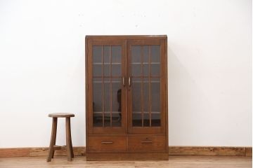 レトロ家具　★レトロなデザインのアンティーク本箱