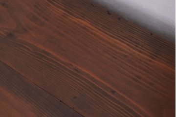 アンティーク家具　アンティーク　古い木のシンプルな鉄脚ローボード(収納棚)