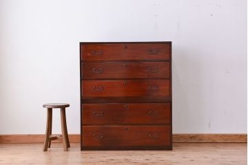アンティーク家具　☆アンティーク　とてもきれいな二段重ね箪笥