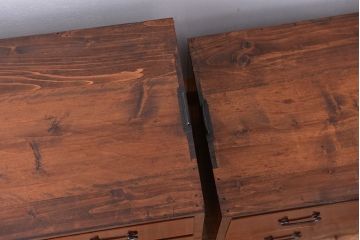 アンティーク家具　☆アンティーク　とてもきれいな二段重ね箪笥