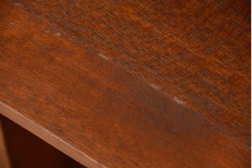 レトロ家具　1970年代レトロなデザインの飾り棚(本棚)