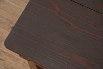 アンティーク家具　アンティーク　使い込まれた両面引き出し作業台(テーブル)