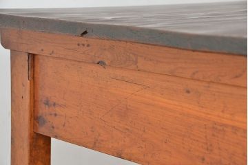 アンティーク家具　アンティーク　使い込まれた両面引き出し作業台(テーブル)