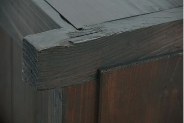 アンティーク家具　古民具・骨董　重厚な六尺水屋箪笥サイドボード下段(収納棚)