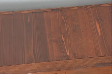 【N様ご成約分・加工費込】六尺　前欅!木目の素晴らしい一間サイドボード(下駄箱、ローボード、水屋箪笥、食器棚、収納棚、テレビ台)
