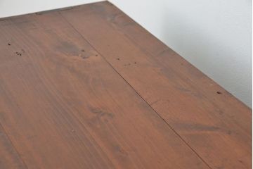 アンティーク家具　アンティーク　古い木味のカサ入れ付き下駄箱(収納棚)