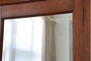 アンティーク家具　アンティーク　希少!素敵なデザイン!日本製特別注文造りの組立式特大ワードローブ(洋服タンス)