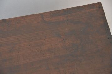 アンティーク家具　アンティーク　古い木の小振りな収納棚(下駄箱)