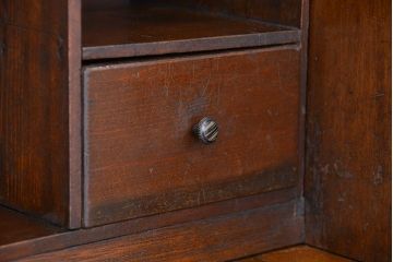 アンティーク家具　アンティーク　日本製　かわいらしい小振りなロールトップライティングビューロー