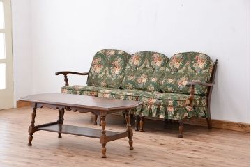 ☆中古　飛騨産業キツツキマーク　穂高シリーズ　3Pソファ