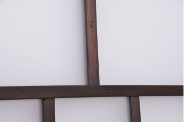 古民具・骨董　素敵なデザインのすりガラス引き戸2枚セット(ガラス戸)