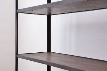 使い方いろいろ!シンプルなラフジュ工房オリジナルアイアンラック【中】?(飾り棚、陳列棚)