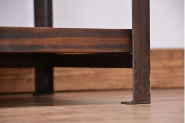 使い方いろいろ!シンプルなラフジュ工房オリジナルアイアンラック【中】?(飾り棚、陳列棚)