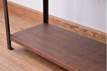 使い方いろいろ!シンプルなラフジュ工房オリジナルアイアンラック【中】(2)(飾り棚、陳列棚)