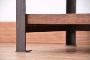 使い方いろいろ!シンプルなラフジュ工房オリジナルアイアンラック【中】?(飾り棚、陳列棚)