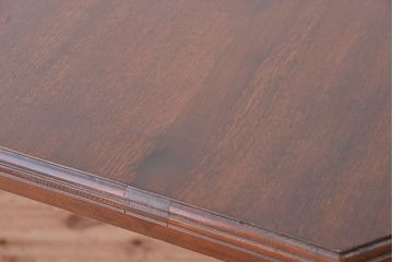 アンティーク家具　イギリスアンティーク　可愛いデザイン!オーク材キャスター付エクステンションテーブル