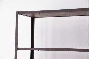 使い方いろいろ!シンプルなラフジュ工房オリジナルアイアンラック【大】(1)(飾り棚、陳列棚)