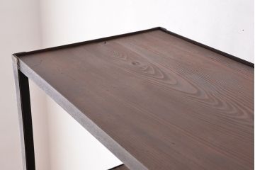 使い方いろいろ!シンプルなラフジュ工房オリジナルアイアンラック【大】(1)(飾り棚、陳列棚)
