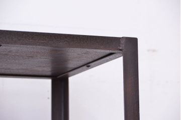 使い方いろいろ!シンプルなラフジュ工房オリジナルアイアンラック【大】?(飾り棚、陳列棚)