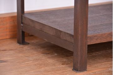 使い方いろいろ!シンプルなラフジュ工房オリジナルアイアンラック【大】?(飾り棚、陳列棚)