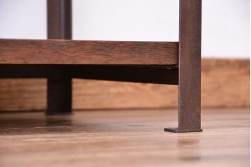 使い方いろいろ!シンプルなラフジュ工房オリジナルアイアンラック【大】?(飾り棚、陳列棚)