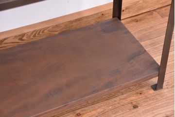 使い方いろいろ!シンプルなラフジュ工房オリジナルアイアンラック【小】?(飾り棚、陳列棚)