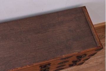 中古　伝統工芸　二段重ね岩谷堂箪笥(定価90万円前後)