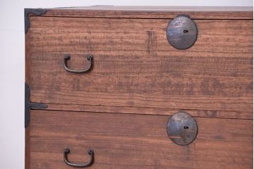 アンティーク家具　☆古民具・骨董　シンプルな重ね時代箪笥