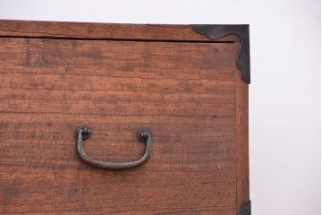 アンティーク家具　☆古民具・骨董　シンプルな重ね時代箪笥