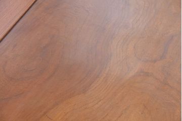 アンティーク家具　古い欅材の一枚板の座卓(テーブル)(2)