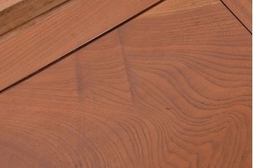 アンティーク家具　古い欅材の正方形一枚板座卓(テーブル)?