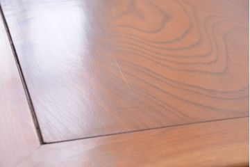 アンティーク家具　古い欅材の正方形一枚板座卓(テーブル)?