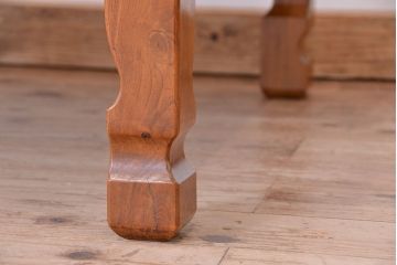 アンティーク家具　古い欅材の正方形一枚板座卓(テーブル)?