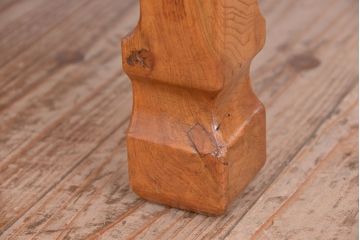 アンティーク家具　古い欅材の正方形一枚板座卓(テーブル)?