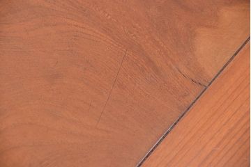 アンティーク家具　古い欅材の正方形一枚板座卓(テーブル)?