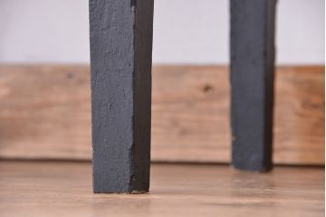 アンティーク家具　アンティーク　シックで上品なブラックカラーのケビントガラスケース(ショーケース)