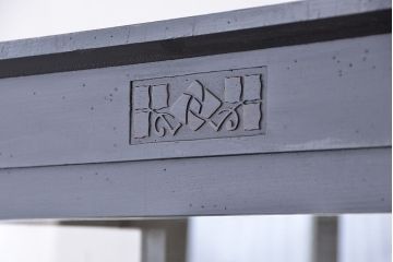 アンティーク家具　アンティーク　シックで上品なブラックカラーのケビントガラスケース(ショーケース)