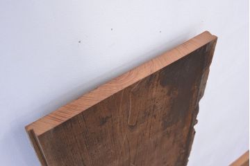 アンティーク家具　古民具・骨董　古民家再生!古い欅(ケヤキ)古材一枚板(カウンターテーブル、床の間材、材料)