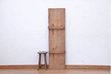 アンティーク家具　古民具・骨董　古民家再生!古い欅(ケヤキ)古材一枚板(カウンターテーブル、床の間材、材料)