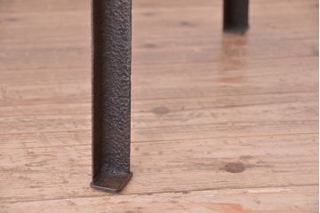 アンティーク家具　古材無垢材を使った背もたれ付シンプル長イス・ベンチ(長椅子)(大)