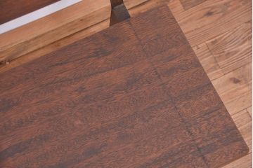 アンティーク家具　★古材無垢材を使った背もたれ付シンプル長イス・ベンチ(長椅子)(中)